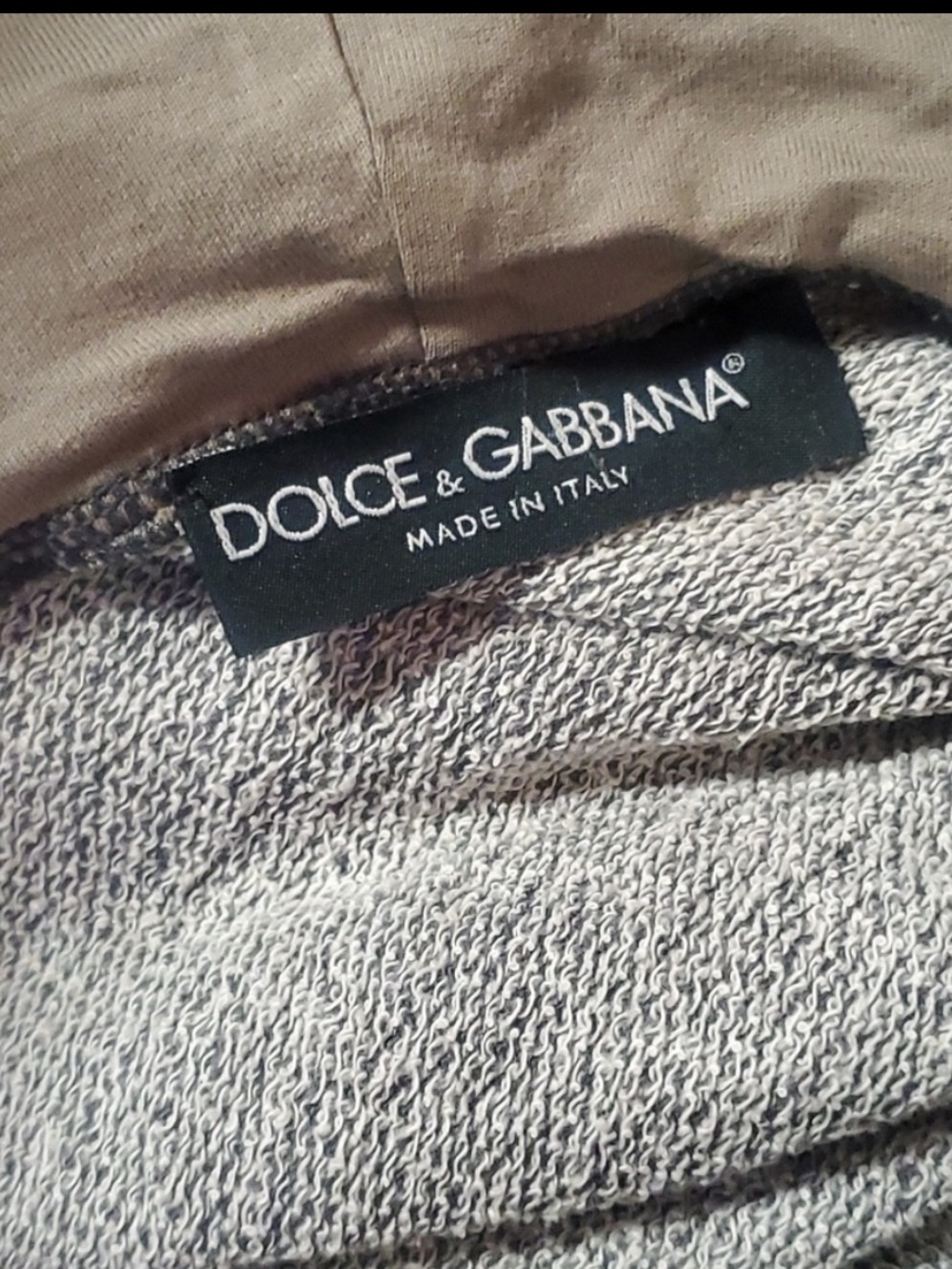 DOLCE & GABBANA Marlon Brando Graphic Pullover Hoodie Gray - Picture 3 of 5